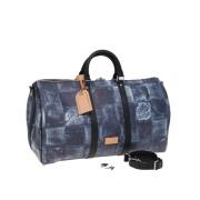 Pre-owned Canvas louis-vuitton-bags Louis Vuitton Vintage , Blue , Dam...