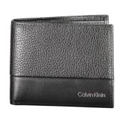 Heren Portemonnee Zwart Rfid Blok Calvin Klein , Black , Heren