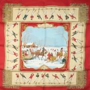 Pre-owned Silk scarves Hermès Vintage , Multicolor , Dames