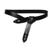 Pre-owned Leather belts Isabel Marant Pre-owned , Black , Dames