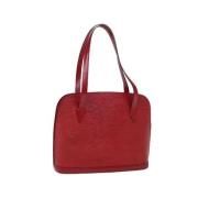 Pre-owned Leather louis-vuitton-bags Louis Vuitton Vintage , Red , Dam...