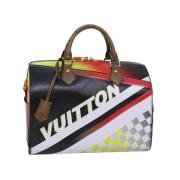 Pre-owned Leather handbags Louis Vuitton Vintage , Multicolor , Dames