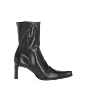 Pre-owned Leather boots Prada Vintage , Black , Dames