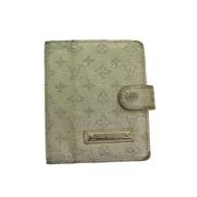 Pre-owned Canvas wallets Louis Vuitton Vintage , Yellow , Dames