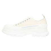 Leather sneakers Alexander McQueen , Beige , Heren