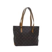 Pre-owned Canvas totes Louis Vuitton Vintage , Brown , Dames