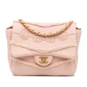 Pre-owned Denim crossbody-bags Chanel Vintage , Pink , Dames