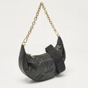 Pre-owned Leather louis-vuitton-bags Louis Vuitton Vintage , Black , D...