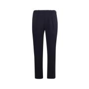 Broek met katoenlook Herno , Black , Heren