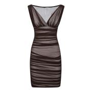 Italiaanse Spandex Jurken Norma Kamali , Brown , Dames