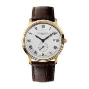 Klassiek Quartz Herenhorloge Bruin Leer Frederique Constant , Yellow ,...