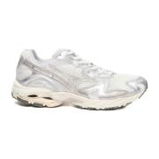 Zilveren Veterschoenen Mesh Crème Mizuno , Gray , Dames