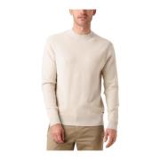 Beige Mock Neck Trui voor Heren Dstrezzed , Beige , Heren