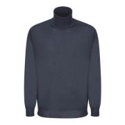 Blauwe Gebreide Kleding voor Mannen Aw24 Dell'oglio , Blue , Heren