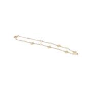 Delicate Kira Pearl Chain Armband Tory Burch , Yellow , Dames