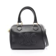 Pre-owned Leather celine-bags Celine Vintage , Black , Dames