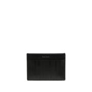 Zwarte Herenportemonnee met CC-hoes PS By Paul Smith , Black , Heren