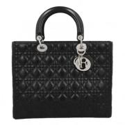 Pre-owned Leather dior-bags Dior Vintage , Black , Dames