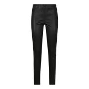 Leren Zwarte Broek Arma , Black , Dames