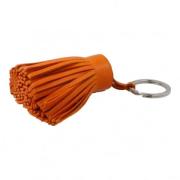 Pre-owned Leather key-holders Hermès Vintage , Orange , Dames