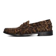 Bruine Luipaard Loafers Toral , Brown , Dames