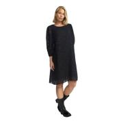 Zwarte Kant Jurk Gloria.Wi24 2-Biz , Black , Dames