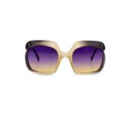 Pre-owned Plastic sunglasses Dior Vintage , Yellow , Dames