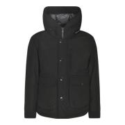 Zwarte Winterjassen Woolrich , Black , Heren