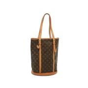 Pre-owned Canvas louis-vuitton-bags Louis Vuitton Vintage , Brown , Da...