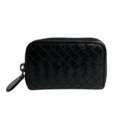 Pre-owned Fabric clutches Bottega Veneta Vintage , Black , Dames