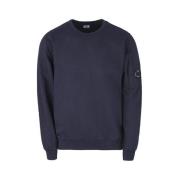 Licht Fleece Crew Neck Sweatshirt Stijl Cmss043A C.p. Company , Blue ,...