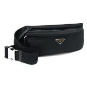 Pre-owned Leather prada-bags Prada Vintage , Black , Dames