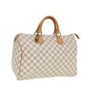 Pre-owned Canvas louis-vuitton-bags Louis Vuitton Vintage , Beige , Da...