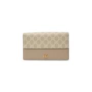 Pre-owned Fabric wallets Gucci Vintage , Beige , Dames