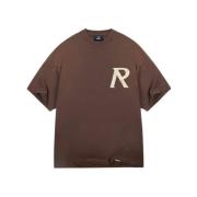 Initiële Tape T-shirt in Bruin Represent , Brown , Heren