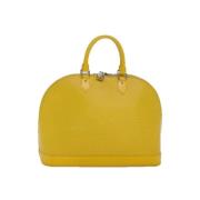 Pre-owned Leather louis-vuitton-bags Louis Vuitton Vintage , Yellow , ...