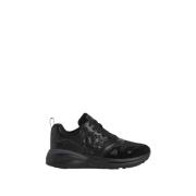 Esdoornblad Technische Stof Sneakers Dsquared2 , Black , Heren