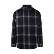 Fantasia Check Shirt voor Mannen Emporio Armani , Multicolor , Heren