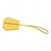 Pre-owned Leather key-holders Hermès Vintage , Yellow , Dames