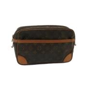 Pre-owned Canvas louis-vuitton-bags Louis Vuitton Vintage , Brown , Da...