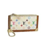 Pre-owned Canvas wallets Louis Vuitton Vintage , White , Dames