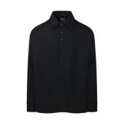 Nero Shirt voor Mannen Emporio Armani , Black , Heren