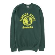 Vintage Florida State Seminoles Sweatshirt Wild Donkey , Green , Heren