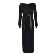 Elegante Jurken Collectie Moschino , Black , Dames