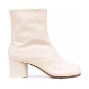 Crème Enkellaarzen met Tabi-teen Maison Margiela , Beige , Dames