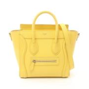 Pre-owned Leather celine-bags Celine Vintage , Yellow , Dames