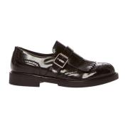 Klassieke Kerk Loafer Schoen Ovyé , Black , Dames