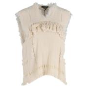 Pre-owned Cotton tops Isabel Marant Pre-owned , Beige , Dames