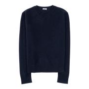 Luxe Cashmere Crew Neck Jumper Aspesi , Blue , Heren