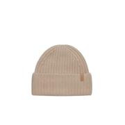 Chunky-Gebreide Cashmere Beanie Vince , Brown , Dames